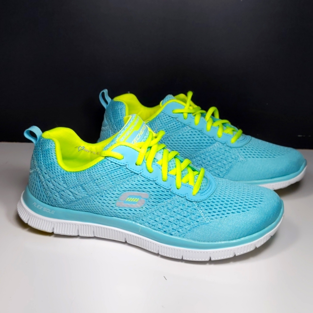 Skechers Skech-Knit Blue-Green Sneakers